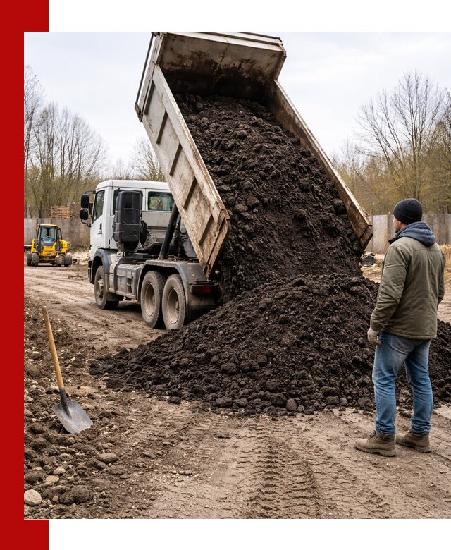 Доставка чернозема навалом в Санкт-Петербурге быстро и выгодно