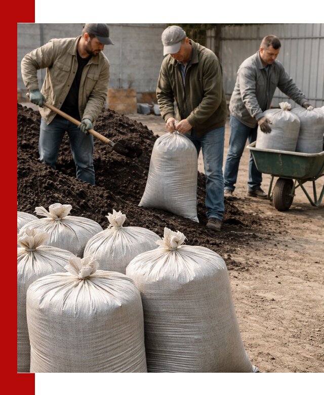 Купить чернозем в мешках с доставкой в Санкт-Петербурге