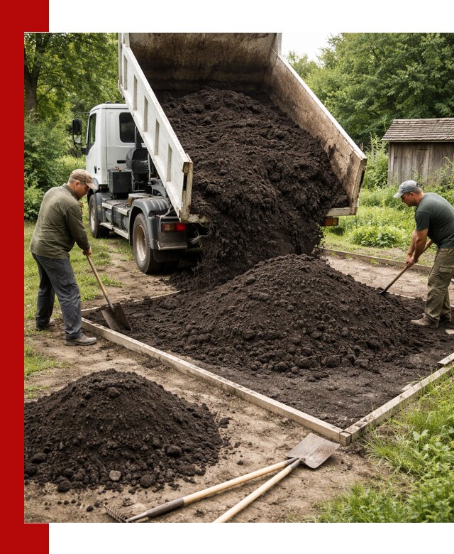 Купить чистый чернозем для огорода с доставкой в Санкт-Петербурге