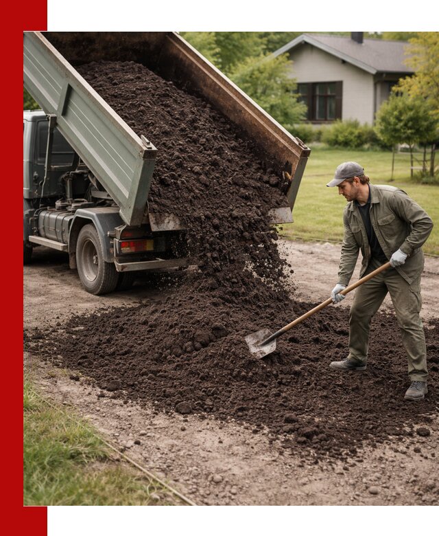Чернозем для газона с доставкой в Санкт-Петербурге быстро и качественно