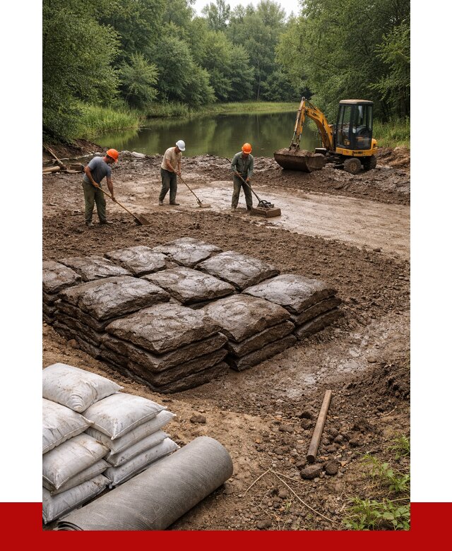 Купить глину для пруда в Санкт-Петербурге от 4783 р. с доставкой | ПРОНЕРУДСнк