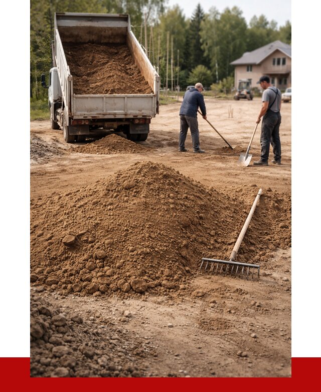 Суглинок для планировки в Санкт-Петербурге с доставкой от 4464 р. | ПРОНЕРУДСнк