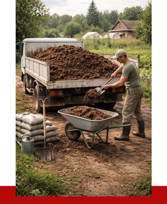Купить коровий навоз с доставкой в Санкт-Петербурге от 1913 р. | ПРОНЕРУДСнк