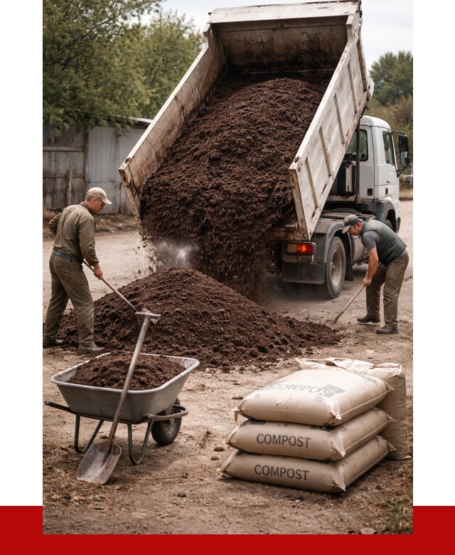 Купить компост в Санкт-Петербурге от 4464 р. за куб с доставкой | ПРОНЕРУДСнк
