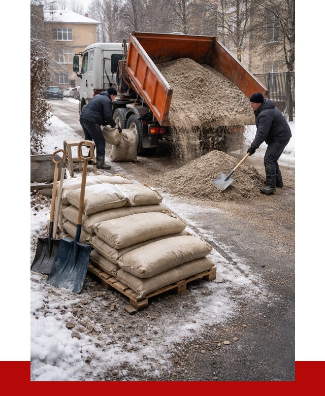 Противогололедные материалы оптом в Санкт-Петербурге от 4464 р. | ПРОНЕРУДСнк