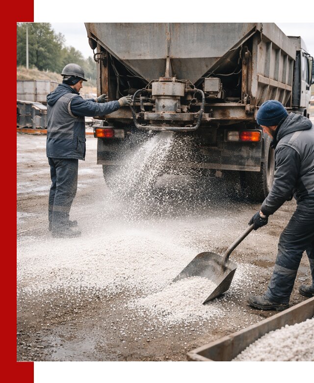 Доставка и продажа хлористого кальция в Санкт-Петербурге