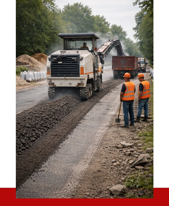 Фрезерованный асфальт в Санкт-Петербурге от 2338 р./куб. | ПРОНЕРУДСнк