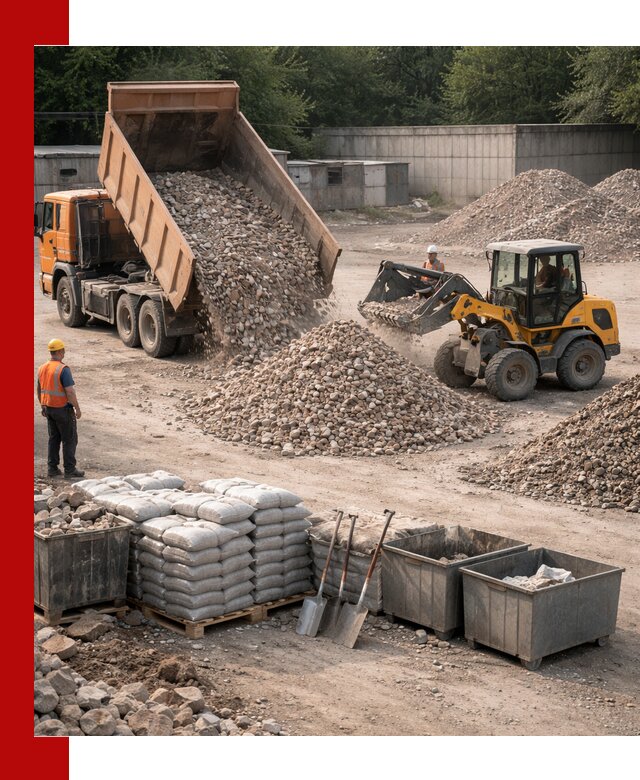 Вторичные материалы для отсыпки в Санкт-Петербурге — поставка и доставка