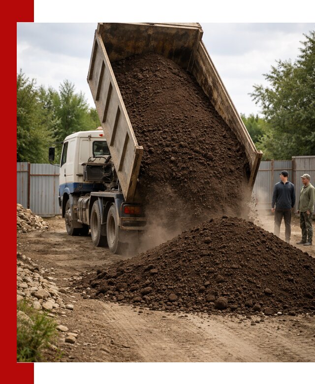 Доставка самосвалом 10 кубов в Санкт-Петербурге быстро и надёжно