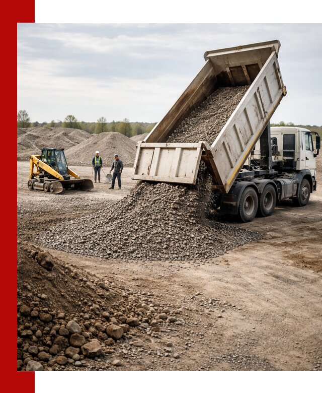 Доставка самосвалом 25 м³ в Санкт-Петербурге быстро и надежно