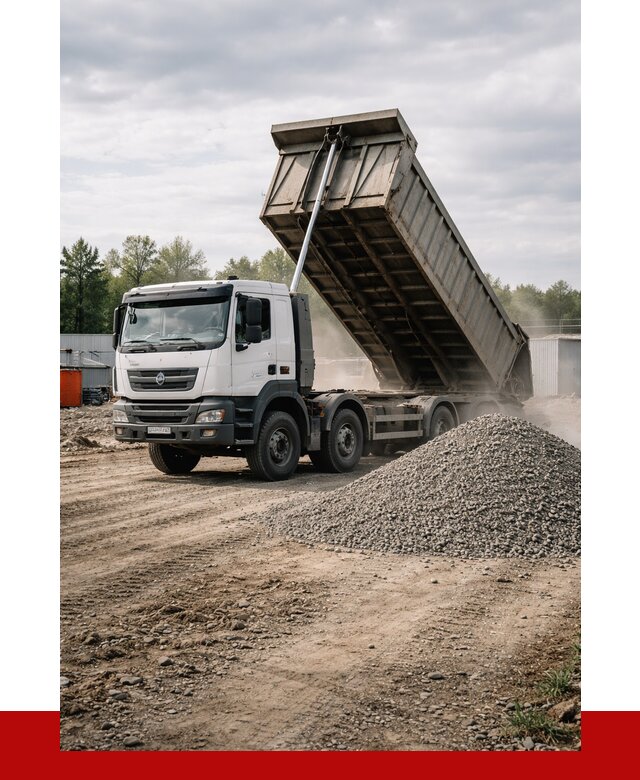 Доставка самосвалом 40 кубов в Санкт-Петербурге от 9565 р. | ПРОНЕРУДСнк