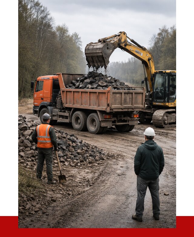Вывоз асфальта в Санкт-Петербурге от 4783 р. самосвалом ПРОНЕРУДСнк