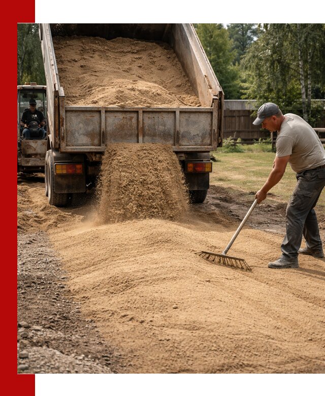 Отсыпка участка песком в Санкт-Петербурге быстро и качественно